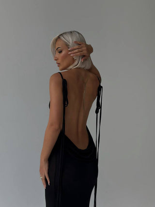 Sophia Backless Maxi Dress