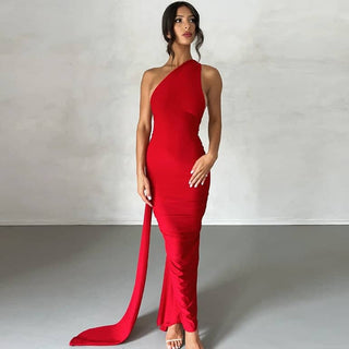 Event Ready Shoulder Maxi Dress