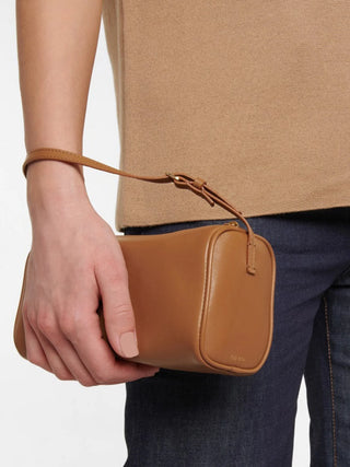 Classic Faux Leather Boxy Shoulder Bag