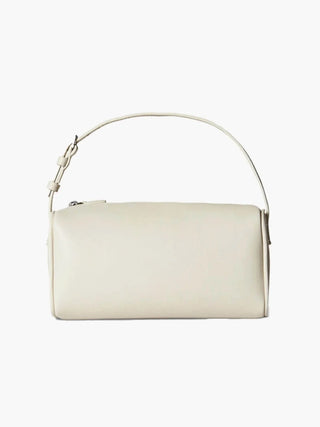 Classic Faux Leather Boxy Shoulder Bag