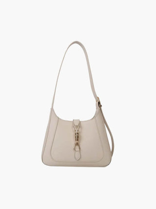 Minimalist Faux Leather Saddle Shoulder Bag