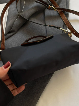 Premium Nylon Spliced Crossbody Mini Bag