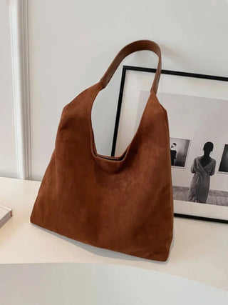 Retro Suede Large-Capacity Shoulder Bag