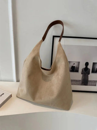 Retro Suede Large-Capacity Shoulder Bag