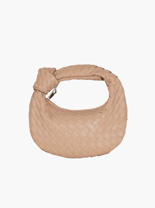 Braided Knot Faux Leather Mini Bag