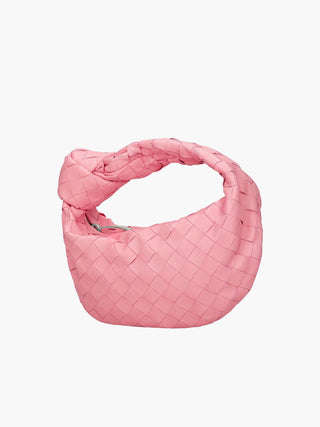 Braided Knot Faux Leather Mini Bag