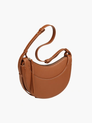 Classic Saddle Leather Crescent Bag