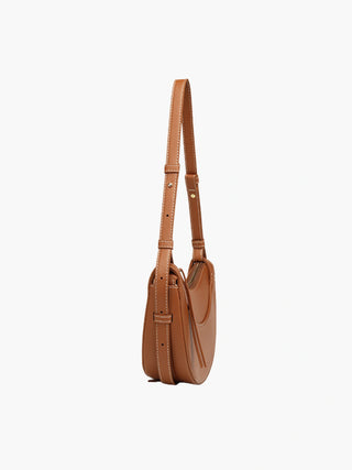 Classic Saddle Leather Crescent Bag