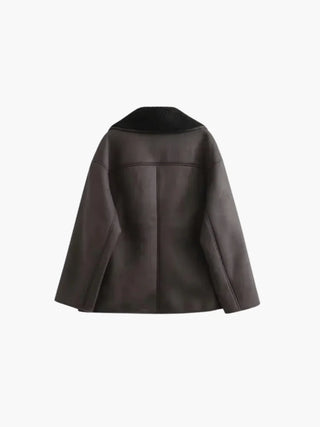 Metro Chic Faux Shearling Coat